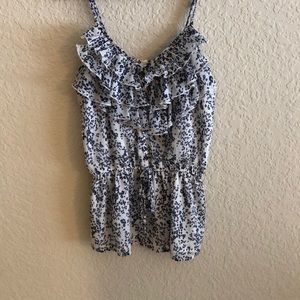 Ruffle tank